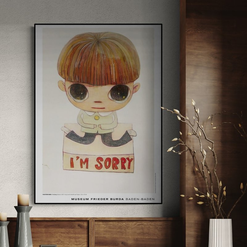【原版海報】奈良美智 Yoshitomo Nara | I'm Sorry - 海報/掛畫/掛布 - 紙 