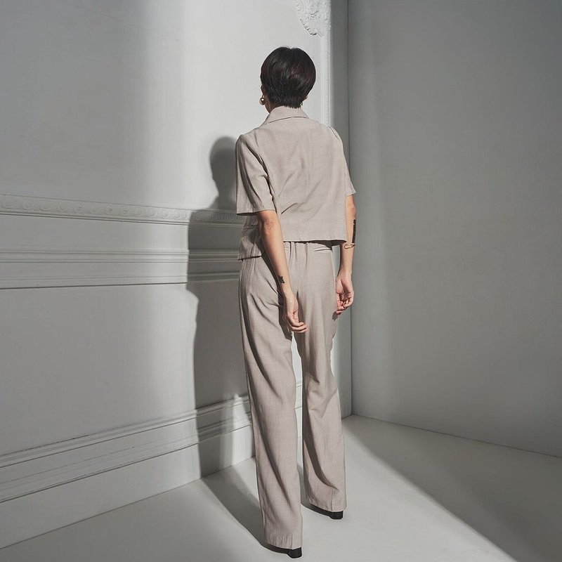 AVVJOY | Straightforward workplace suit - Women's Blazers & Trench Coats - Other Materials Gray
