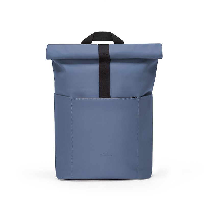 Hajo Mini Lotus Series Backpack (Steel Blue) - กระเป๋าเป้สะพายหลัง - วัสดุอีโค สีน้ำเงิน