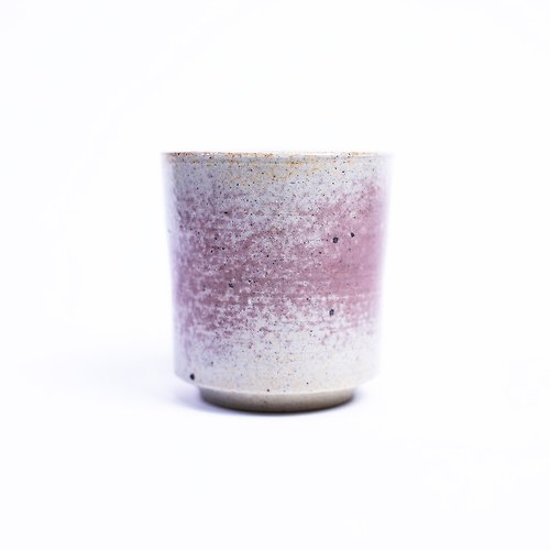 明芽窯(Bardur 陶藝) 明芽窯 l 柴燒灰釉雙色水杯 灰 粉紅 陶器 茶杯
