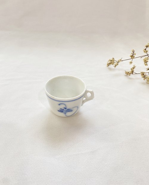 好日。戀物 【好日戀物】德國帶回vintage早期復古迷你瓷杯茶具收藏裝飾品