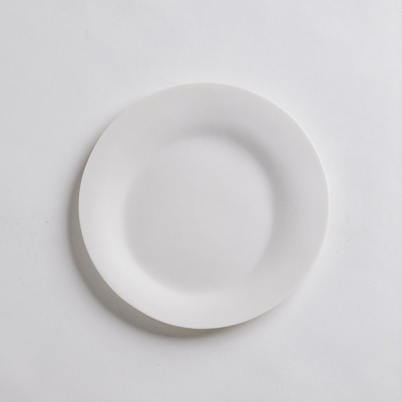 【3,co】Ocean Big Disc - White - Small Plates & Saucers - Porcelain White