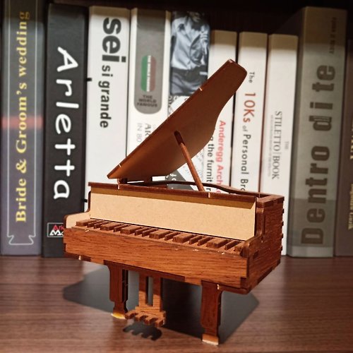 卷木森活館 畢業禮物【手作DIY】小鋼琴 音樂系 可愛 木製擺飾 木質 質感