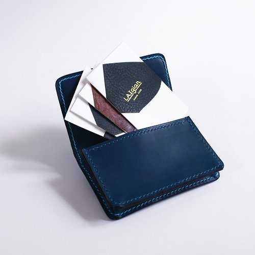 LAIgian leathergoods studio 全手工縫製 真皮商務卡包名片夾