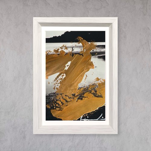 &lemon 【海景】裝飾畫 - 金 掛畫 客廳裝飾 北歐風
