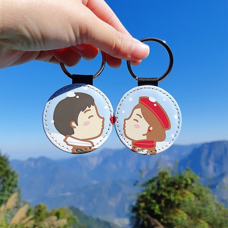 Witnessed our first love is destined to fall in love [customized gift] - Customized Portraits - Faux Leather Multicolor
