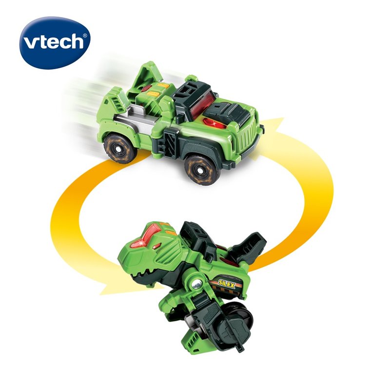 Vtech sound and light transforming dinosaur car-T-Rex-Demon Claw - ของเล่นเด็ก - พลาสติก 