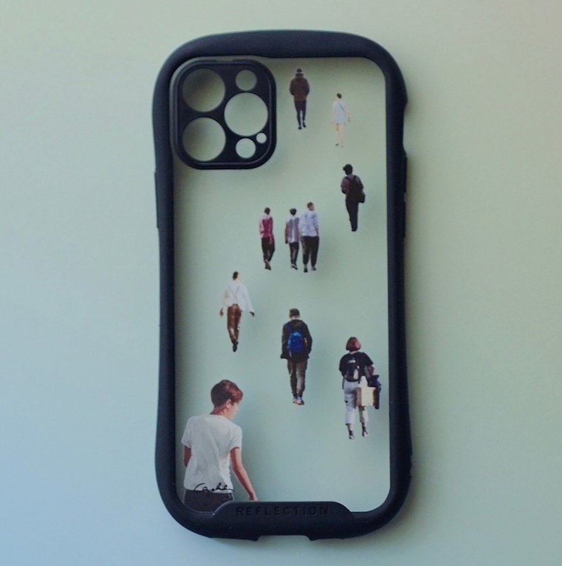 iPhone case  People　【make to order】 - เคส/ซองมือถือ - พลาสติก สีใส