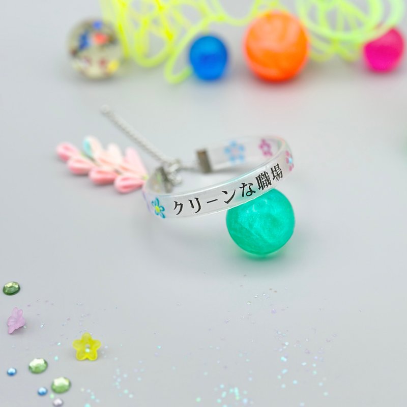 Clean Workplace Bracelet - สร้อยข้อมือ - พลาสติก สีใส