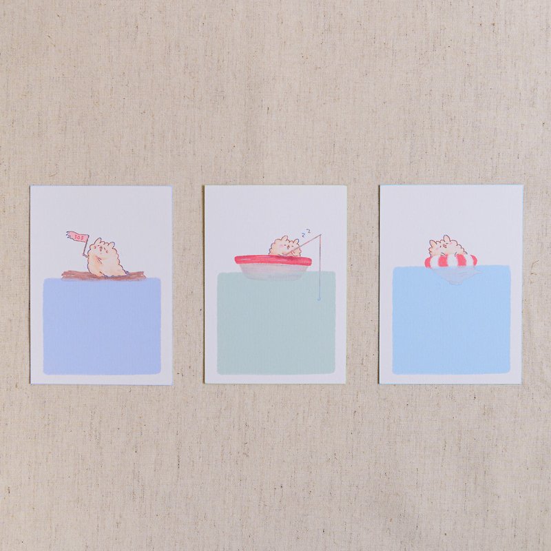 羊馬的海海羊生 明信片 - 卡片/明信片 - 紙 