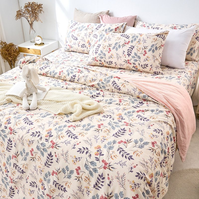 Bed quilt set-single/double/extra large/40 counts combed cotton/Mengyu Muhua Made in Taiwan - Bedding - Other Materials Pink