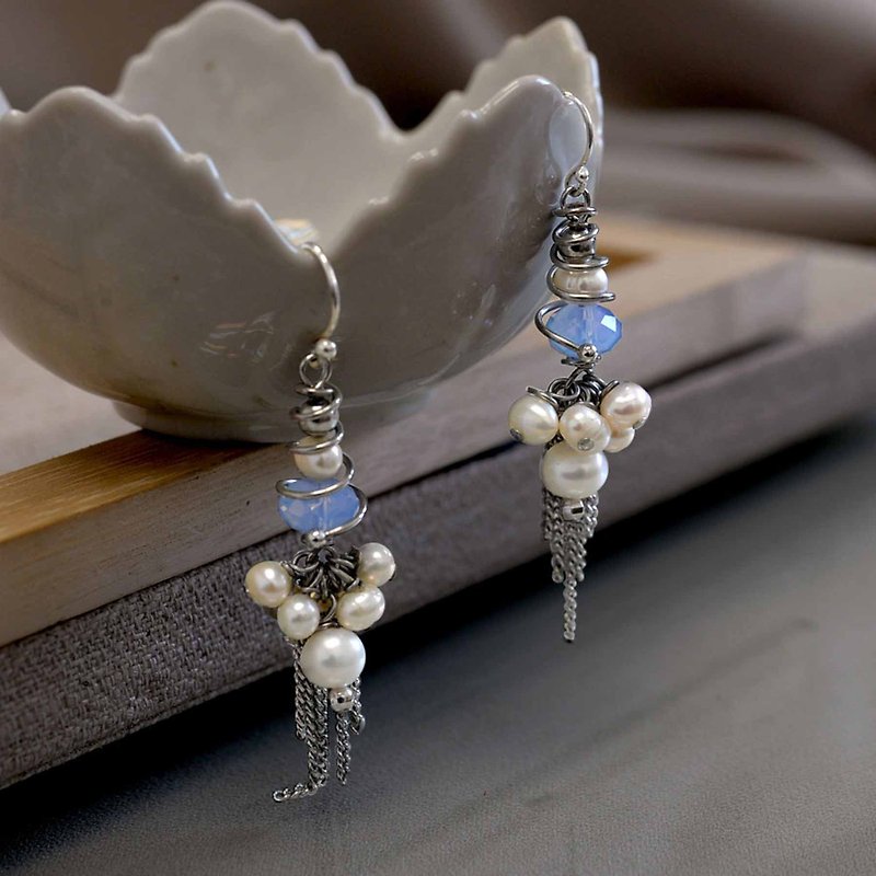 Dream Garden Earrings | Memorial Marking | Customized | Gifts - Earrings & Clip-ons - Gemstone 