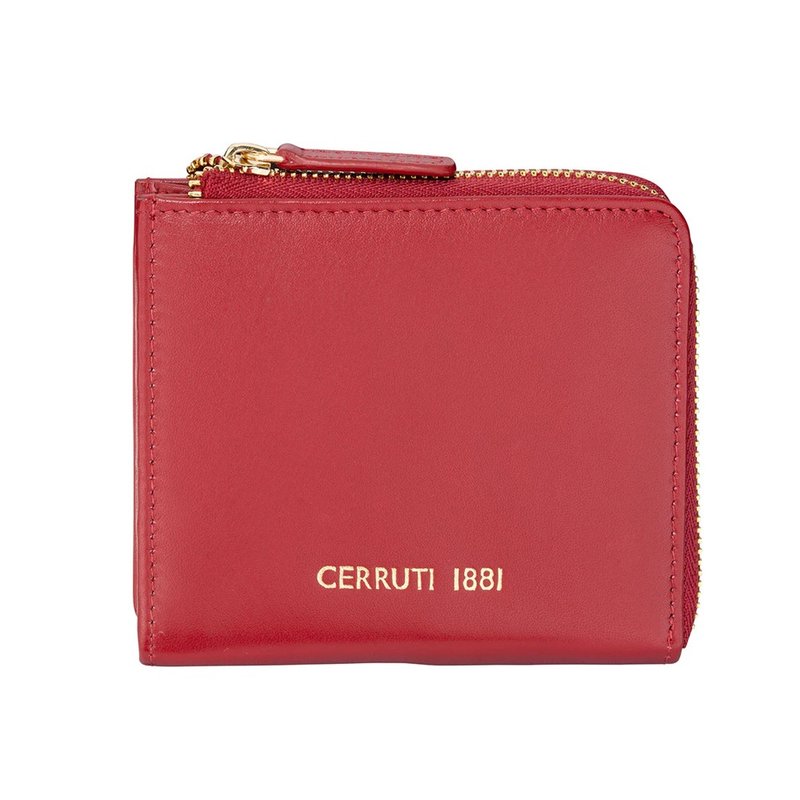 [Gift box and bag] Limited edition top calfskin coin purse with 20% off, brand new counter display - Wallets - Genuine Leather Red