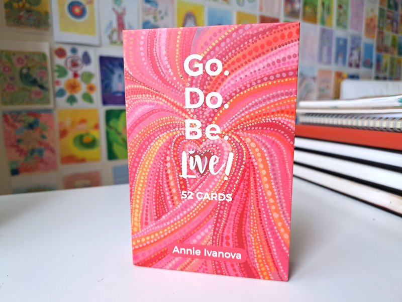 Go.Do.Be.Live! (English) - Cards & Postcards - Paper Multicolor