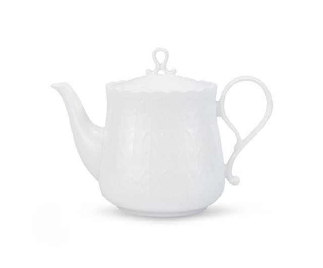 Silky White Bone China Teapot (730ml)