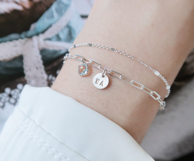 925 sterling silver star-studded Stone customized engraved
