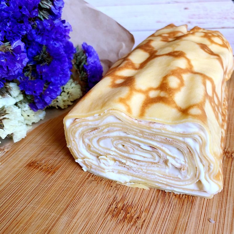 法式千層卷 蜂蜜乳酪 - 蛋糕/甜點 - 新鮮食材 白色