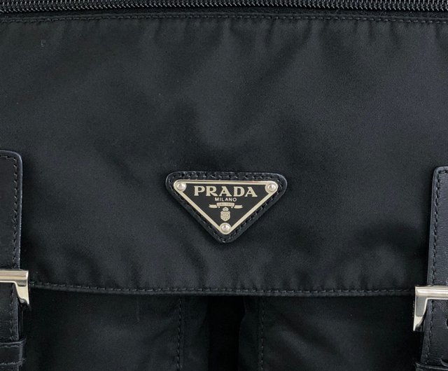 日本直送 名牌中古包 】PRADA プラダ ショルダーバッグ ブラック
