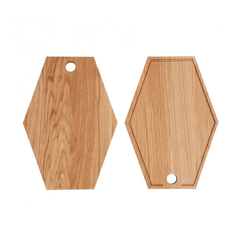 Oak Cutting Board | OYOY - Serving Trays & Cutting Boards - Wood Khaki