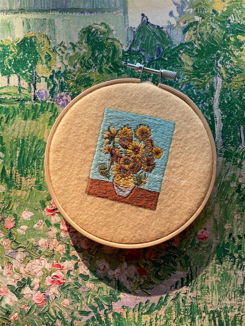 Sunflowers,Vincent Van Gogh - Items for Display - Thread 