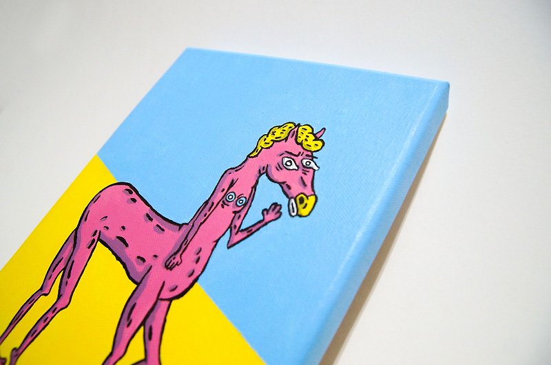 Centaur Man/Gift/Frameless Painting/(With Hook)/25.5x17.5cm [Small] - Posters - Acrylic Multicolor