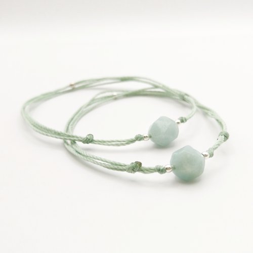 Somnambulist 天然水晶 天河石 亞馬遜石 Amazonite 氣質手環
