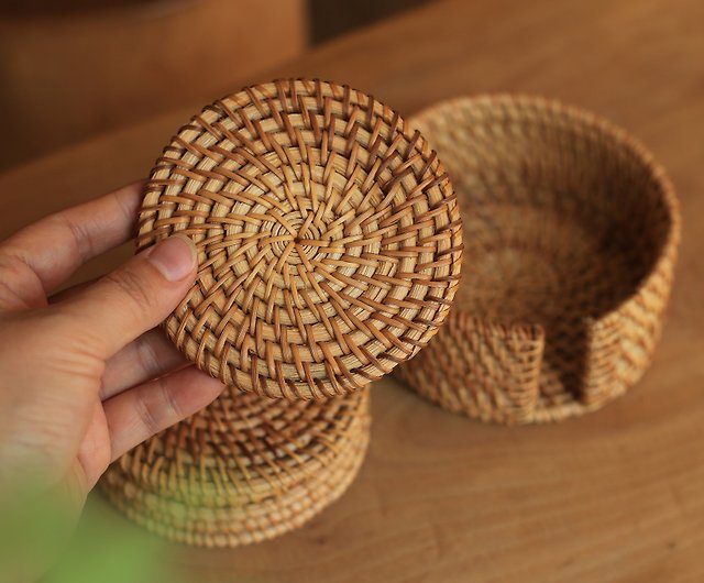 Wood Placemats Coasters, Wooden Coasters Plate
