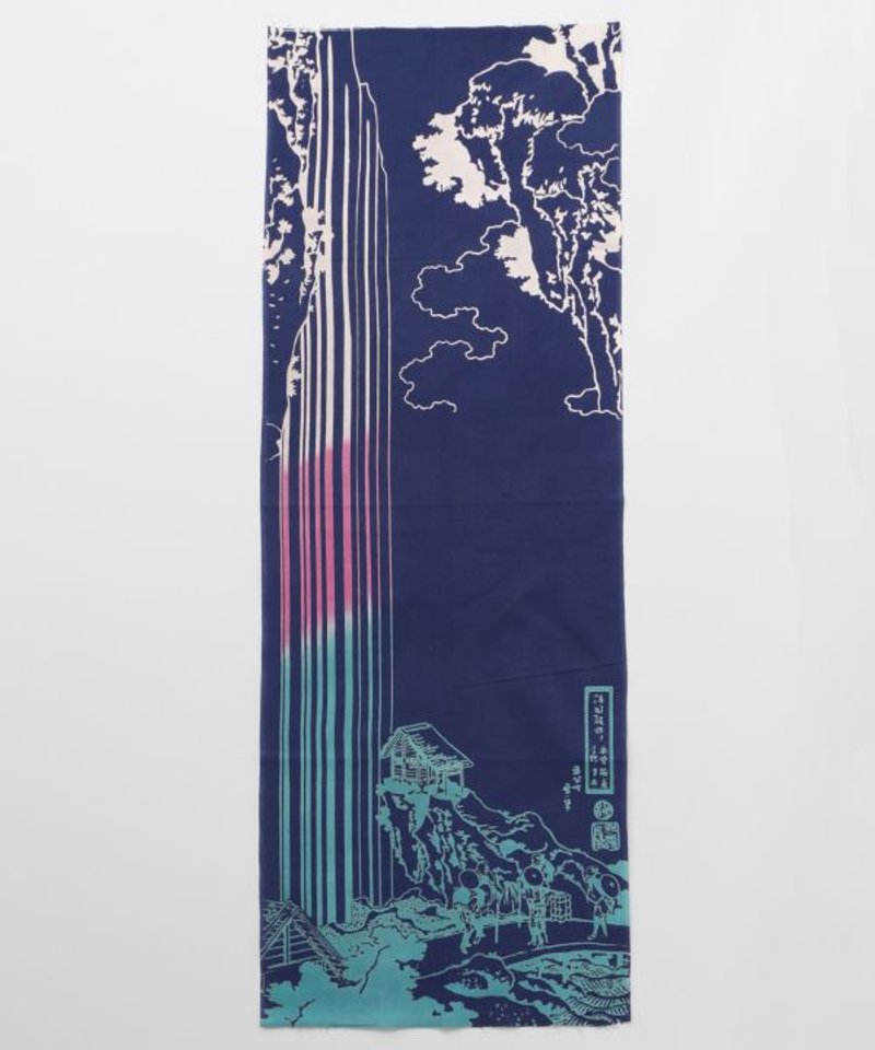 TENUGUI Towel - HOKUSAI 木曾海道小野ノ瀑布 - 毛巾/浴巾 - 其他材質 