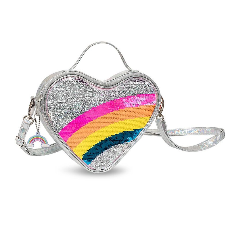Tiger Family FunTime Symphony Heart Crossbody Bag - Shining Rainbow - Toiletry Bags & Pouches - Plastic Silver