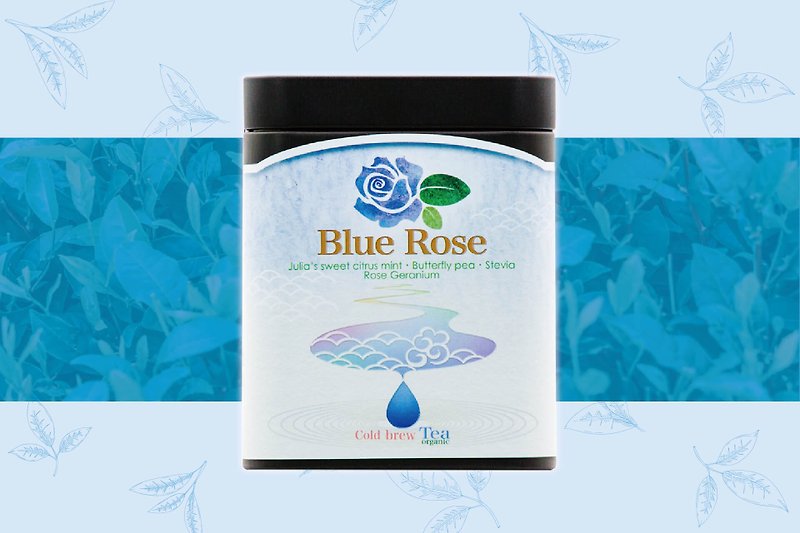 カラフルな花の紅茶 -  Julia Blue Rose |香りの美学| - お茶 - その他の素材 ブルー