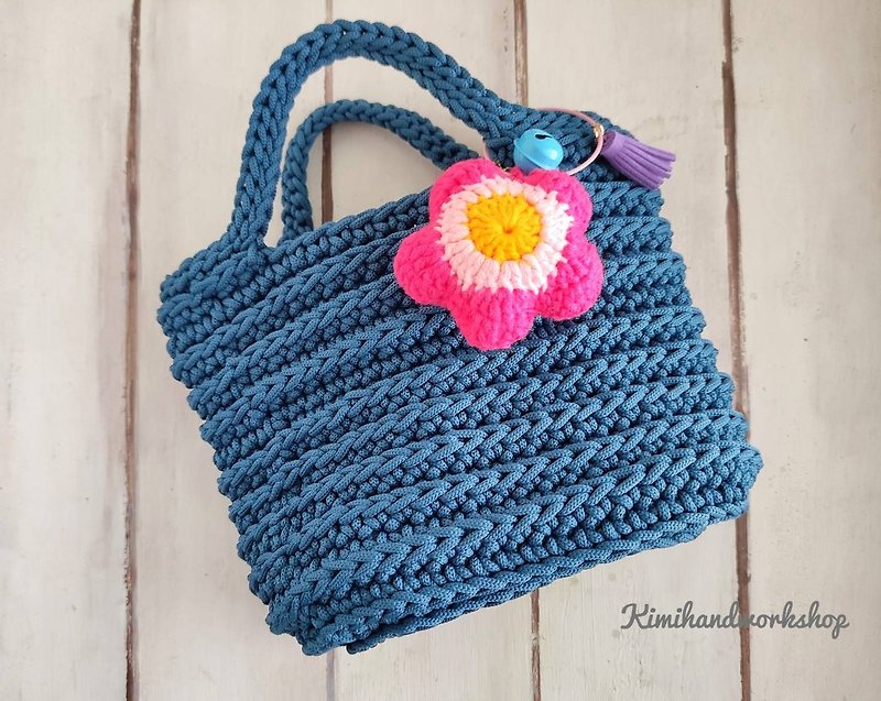 Needle crochet bag/handbag/woven bag/handmade crochet~handbag - Handbags & Totes - Other Materials 