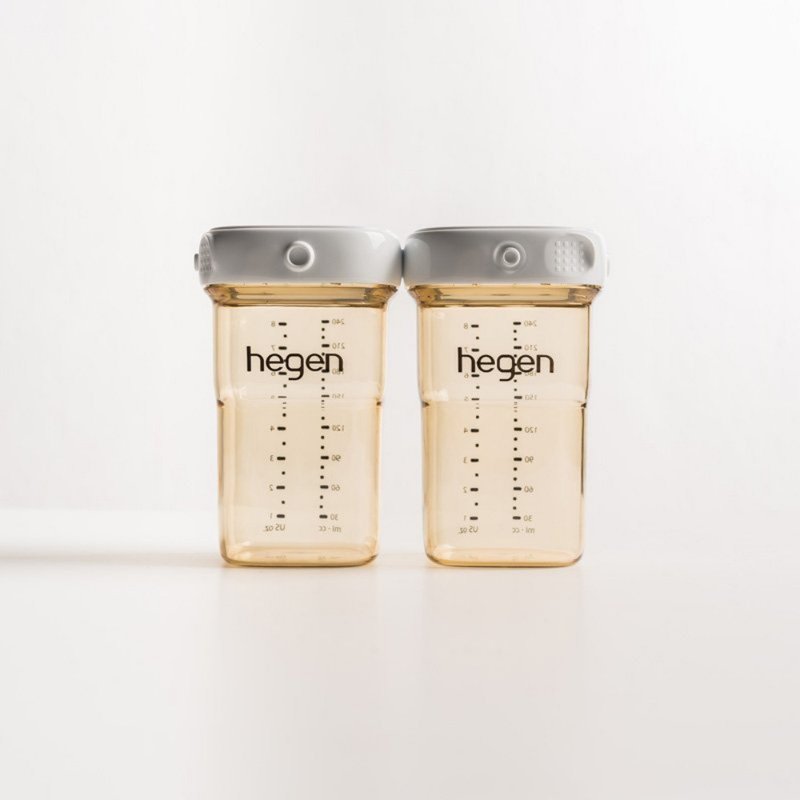 hegen 金色奇蹟PPSU多功能萬用瓶240ml (雙瓶組) - 奶瓶/奶嘴 - 矽膠 多色