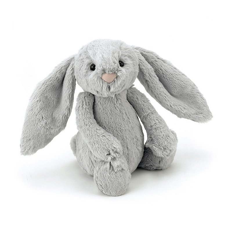 Bashful Silver Bunny 雲灰銀兔 18cm - 玩偶/公仔 - 聚酯纖維 銀色