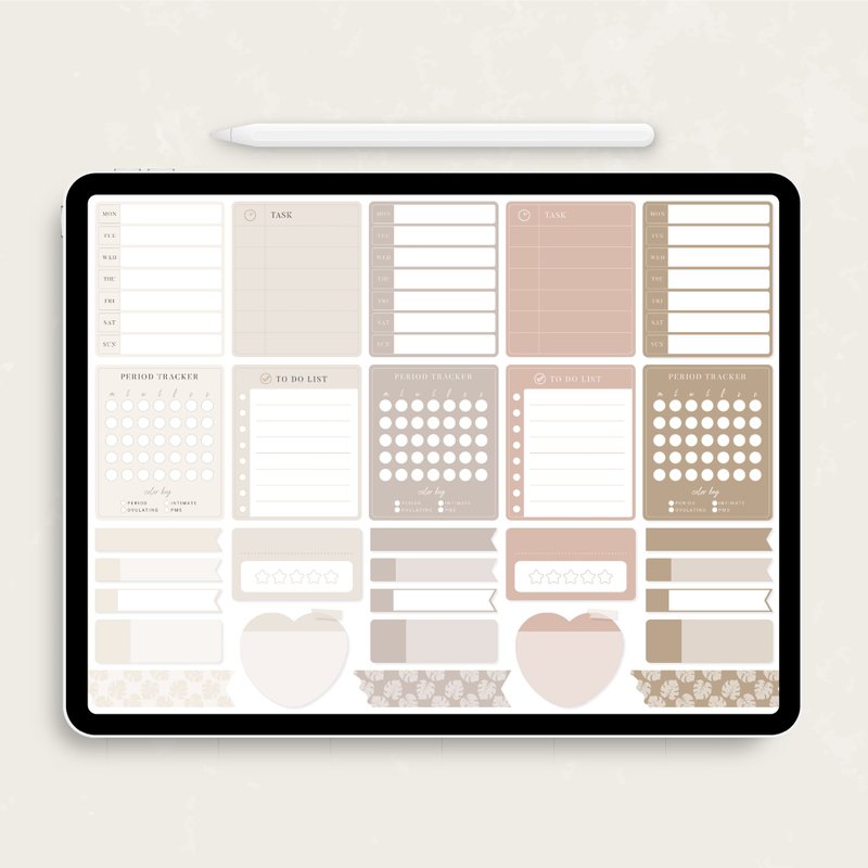 Digital Stickers | GoodNotes, Notability | Electronic Neutral Digital Stickers - 其他數位商品 - 其他材質 