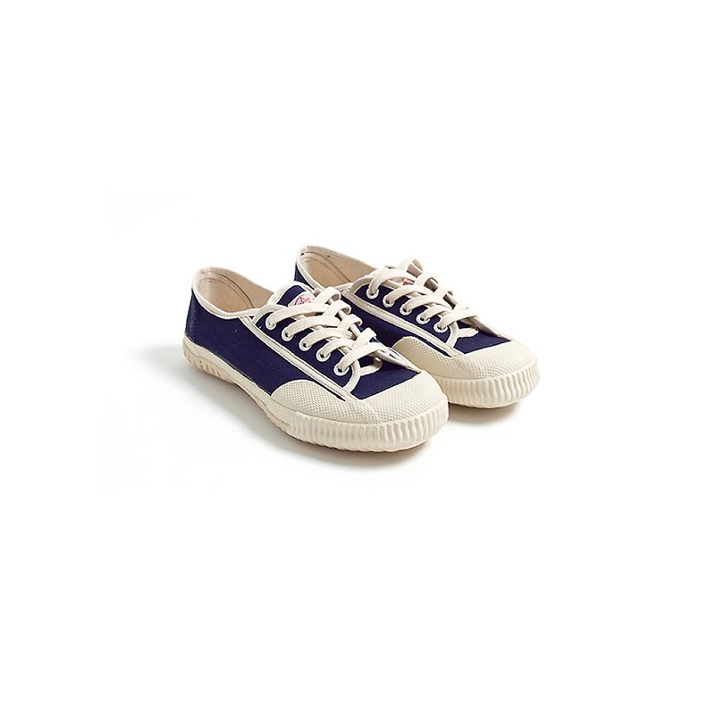 80s retro canvas small blue shoes casual shoes, sneaker - Women's Casual Shoes - Cotton & Hemp Blue