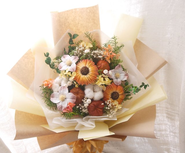 Sola Flower Bouquet Dried Flower Wrapping Flowers Get Well 
