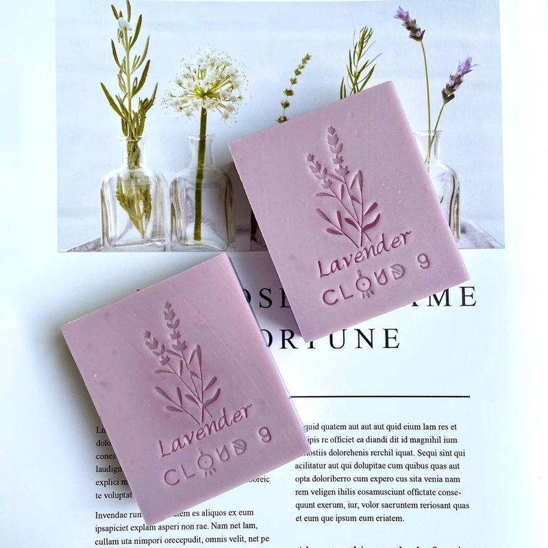 Southern French lavender soap/cleansing soap/handmade soap/lavender essential oil - สบู่ - พืช/ดอกไม้ สีม่วง