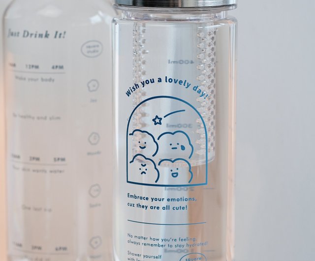 韓国 VOTTLE 共同ブランド タイムウォーターボトル/ストロー