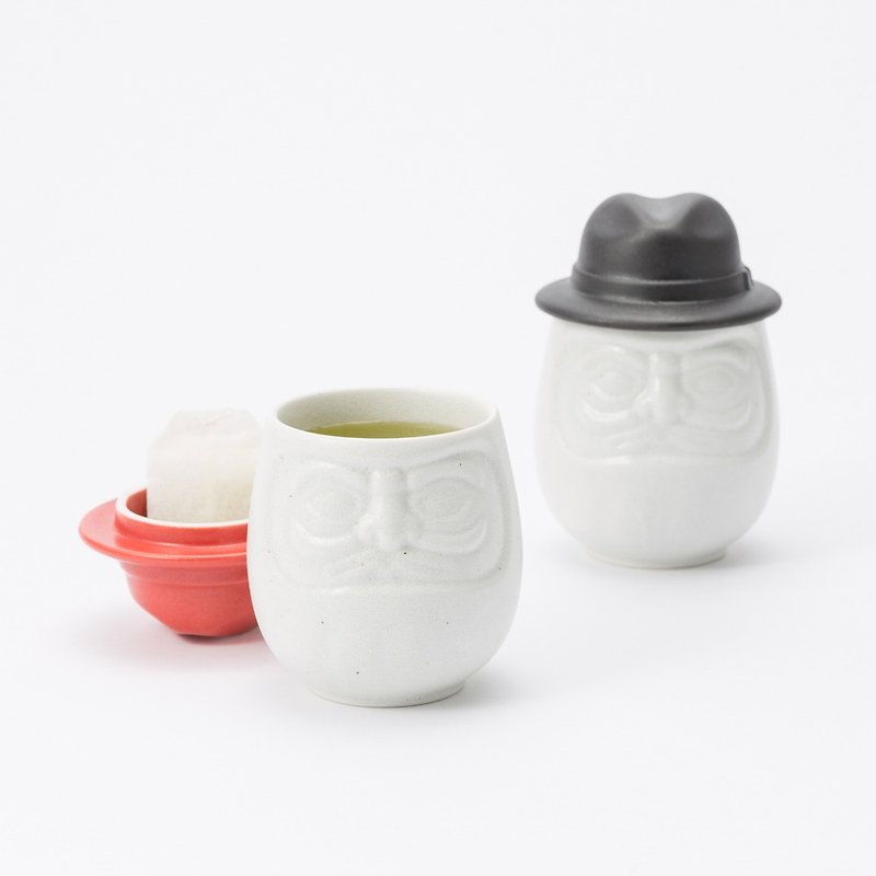 Tea Cup Daruma / Set of 2 - Teapots & Teacups - Porcelain 