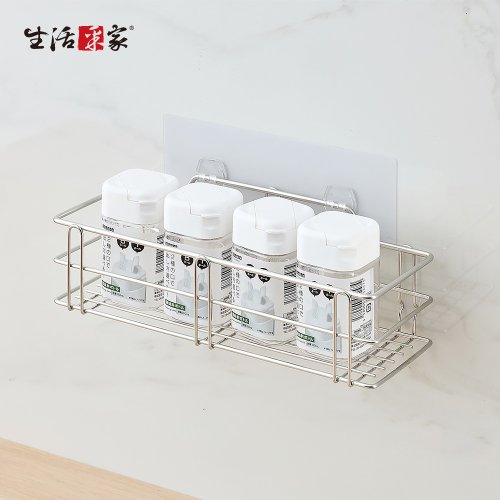 SHCJ生活採家 SHCJ生活採家 LuxiRack 壁掛瓶罐置物架 臺灣製 304不鏽鋼