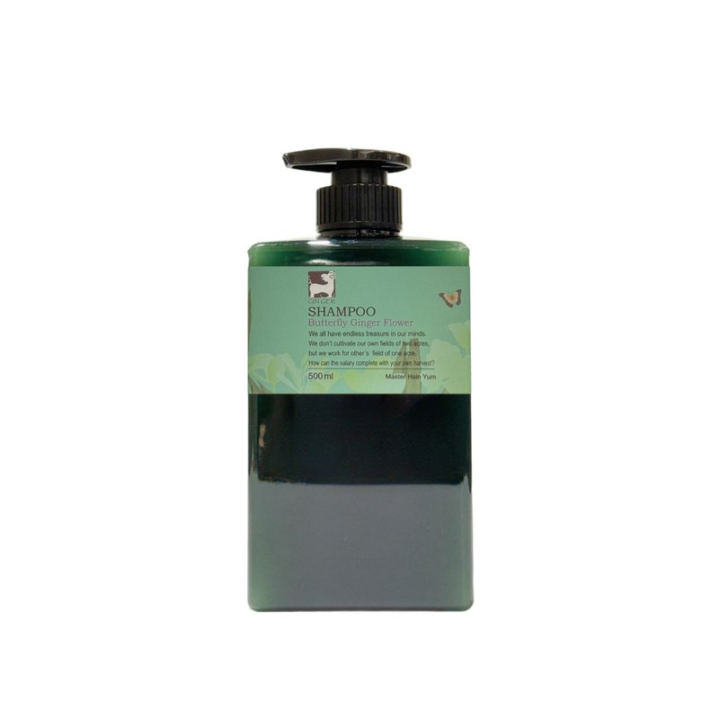 【GIN-GER】蝴蝶白薑花洗髮精 500ml - 洗髮精/餅/皂 - 濃縮/萃取物 