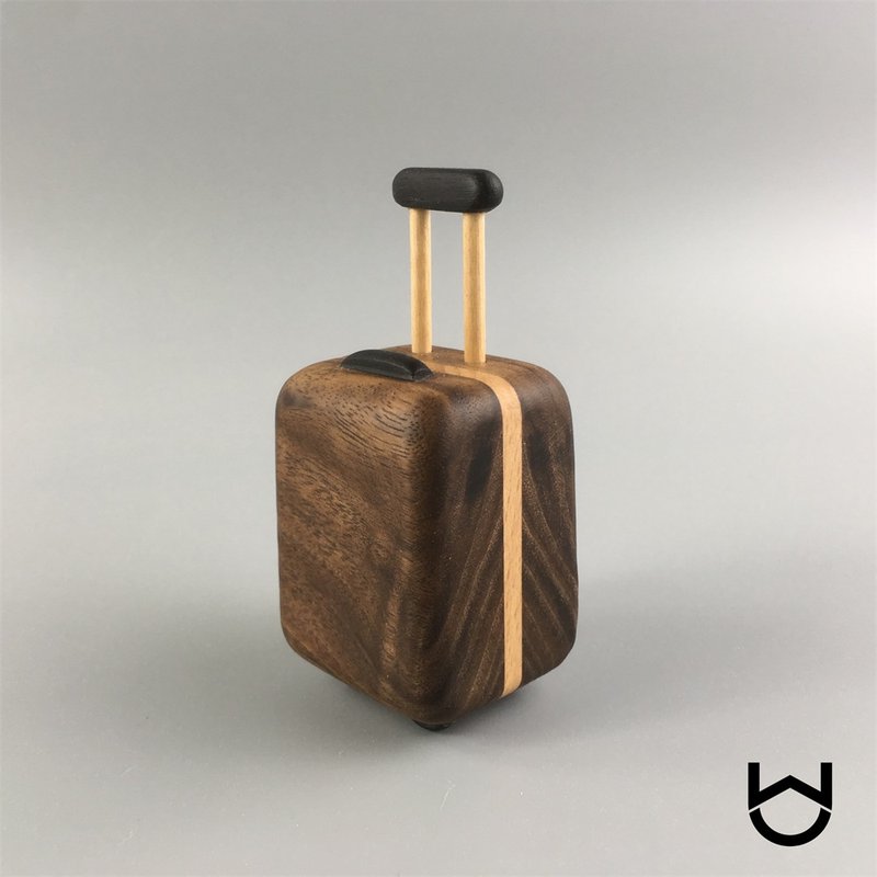 Wooden suitcase/Handmade gift/Home decoration - ของวางตกแต่ง - ไม้ 