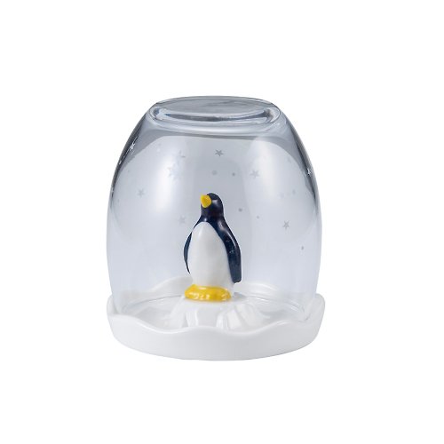 sunart 日本 sunart 雪球玻璃杯 - 企鵝(附蓋)
