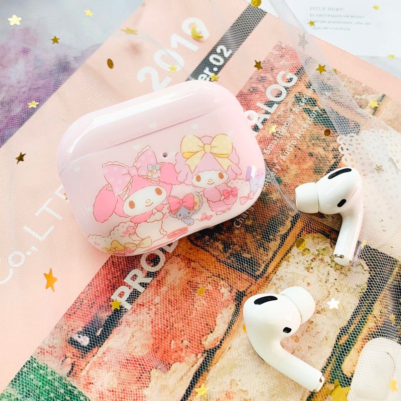 【Hong Man】三麗鷗系列 Airpods PRO 保護殼 美樂蒂 緞帶甜心 - 科技小物 - 塑膠 多色