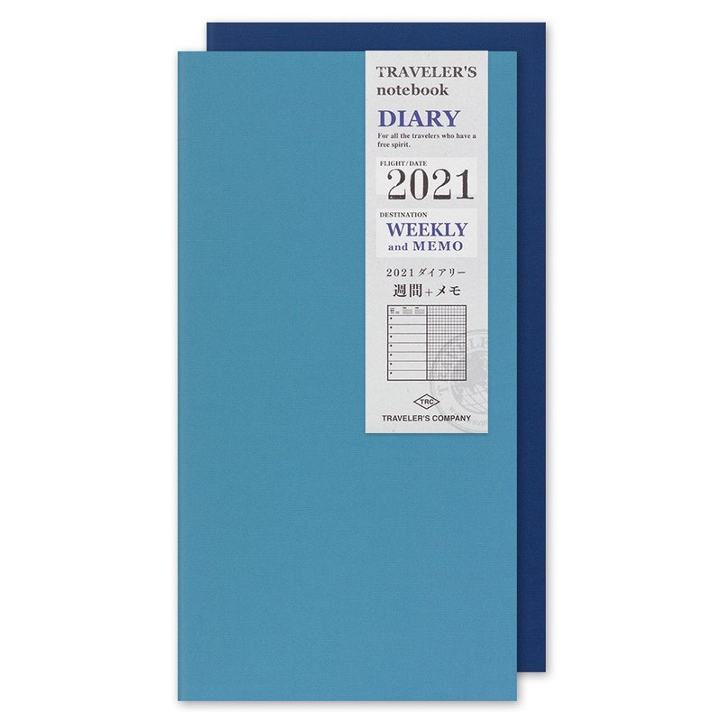 Traveler's Notebook 2021 週間手帳 補充包 - 筆記本/手帳 - 紙 多色