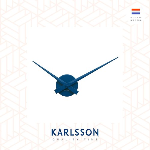 Ur Lifestyle Karlsson Wall clock Little Big Time Dark Blue Mini
