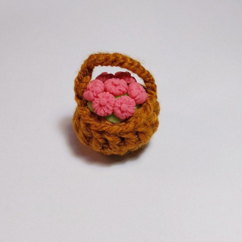 Daisy Flower Miniature Handmade Dollhouse collectible Decorate Wedding Souvenir - 擺飾/家飾品 - 黏土 粉紅色