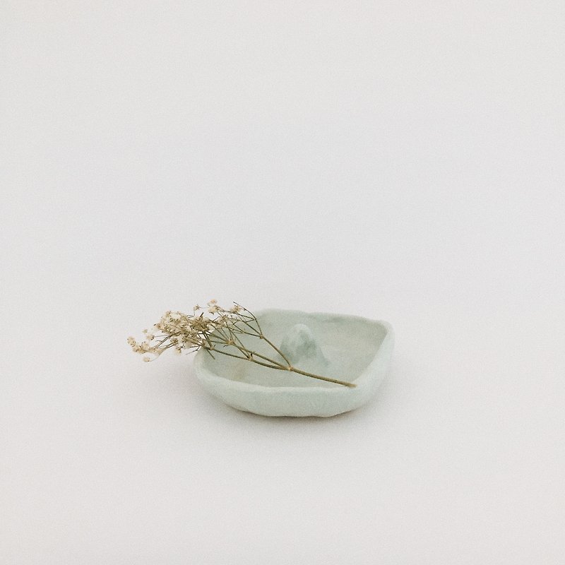 Holding in hands - Small Plates & Saucers - Pottery Green