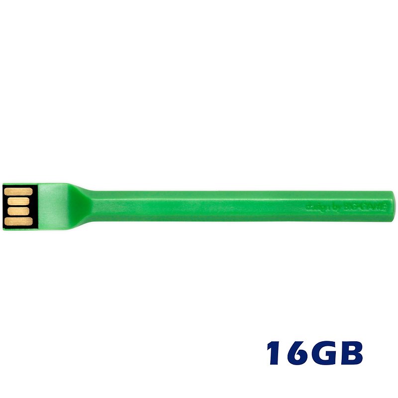 BIG-GAME PEN 16GB USB in Lime - USB Flash Drives - Plastic Green