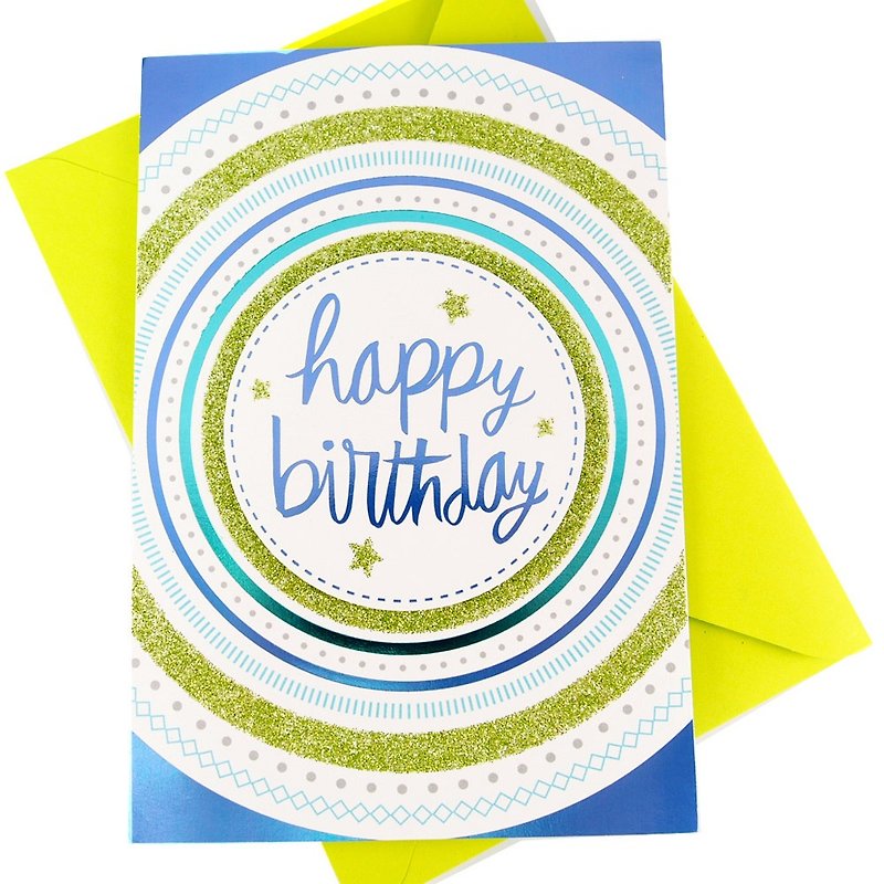 ワルツを踊る[Hallmark-SignatureClassic Handmade Card Birthday Wishes] - カード・はがき - 紙 多色